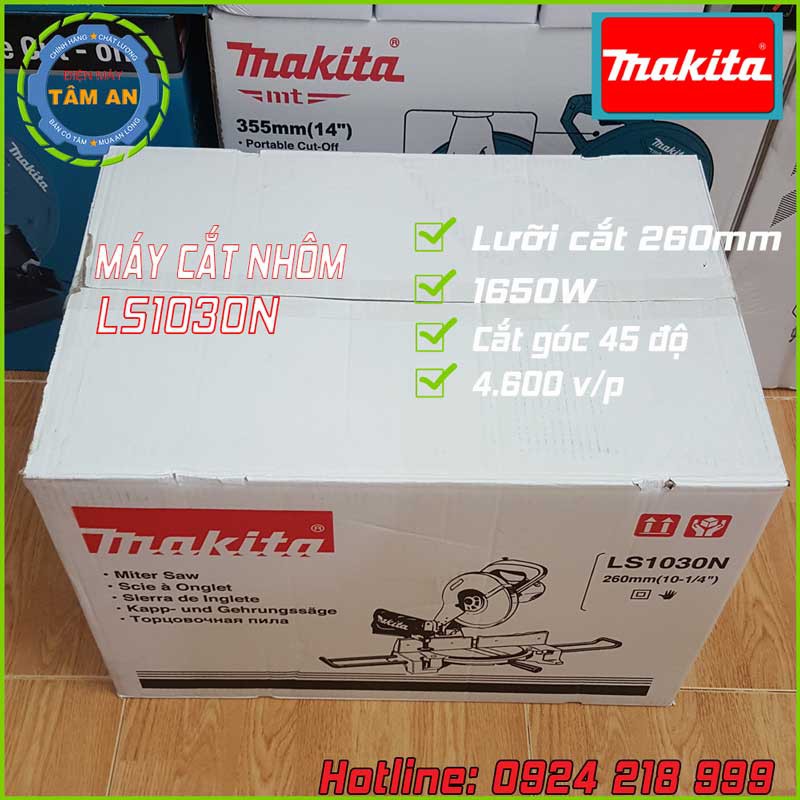 Máy cắt nhôm Makita LS1030N 260mm 1650W