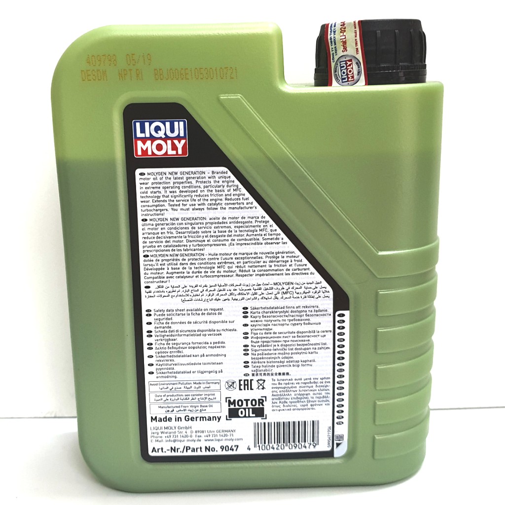 Nhớt Xe Tay Ga Liqui Moly MolyGen 5W30, 5W40