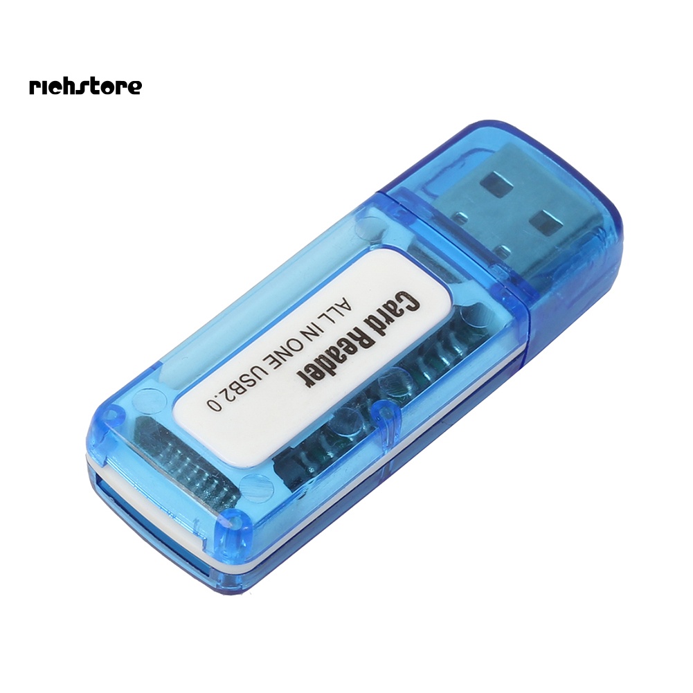 1 Đầu Đọc Thẻ Nhớ USB 2.0 4 Trong 1 Cho M2 SDHC DV Micro SD TF | BigBuy360 - bigbuy360.vn