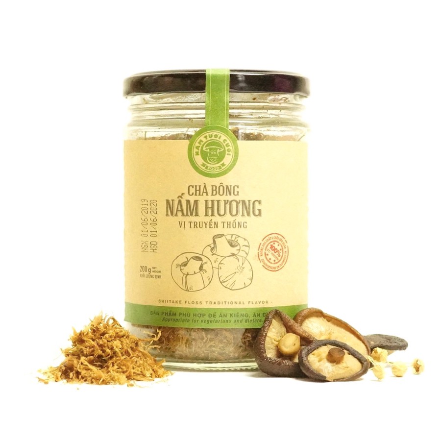 Chà bông nấm hương Nấm Tươi Cười