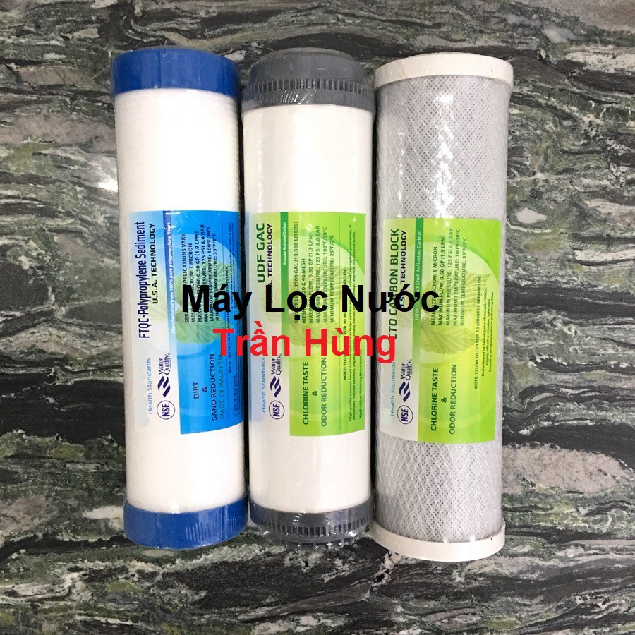 Bộ 3 Lõi Lọc Nước Wapure Cao Cấp Chính Hãng