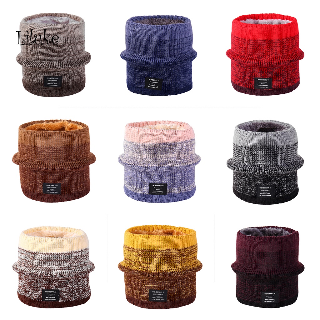 Khẩu Trang Dệt Kim Màu Trơn Giúp Giữ Ấm Cho Nam Và Nữ