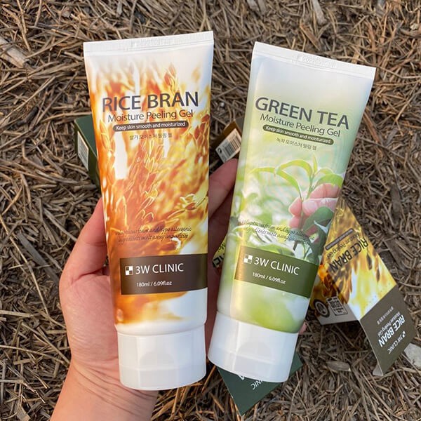 TẨY TẾ BÀO CHẾT 3W CLINIC RICE BRAN MOISTURE PEELING GEL 180ML | BigBuy360 - bigbuy360.vn