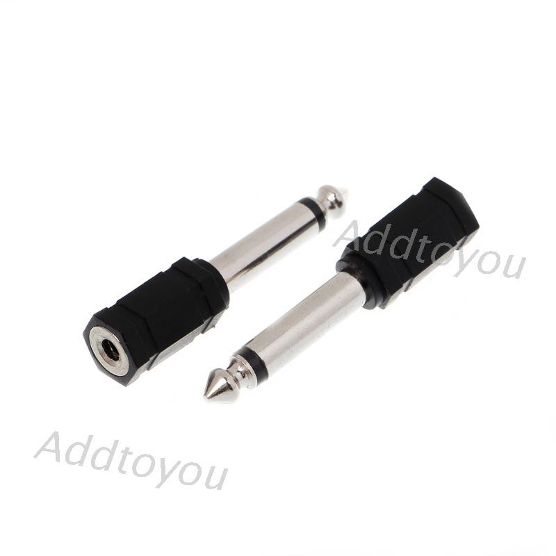 3 Giắc Cắm Chuyển Đổi 6.35mm 1 / 4 &quot;Mono Sang 1 / 8&quot; 3.5mm