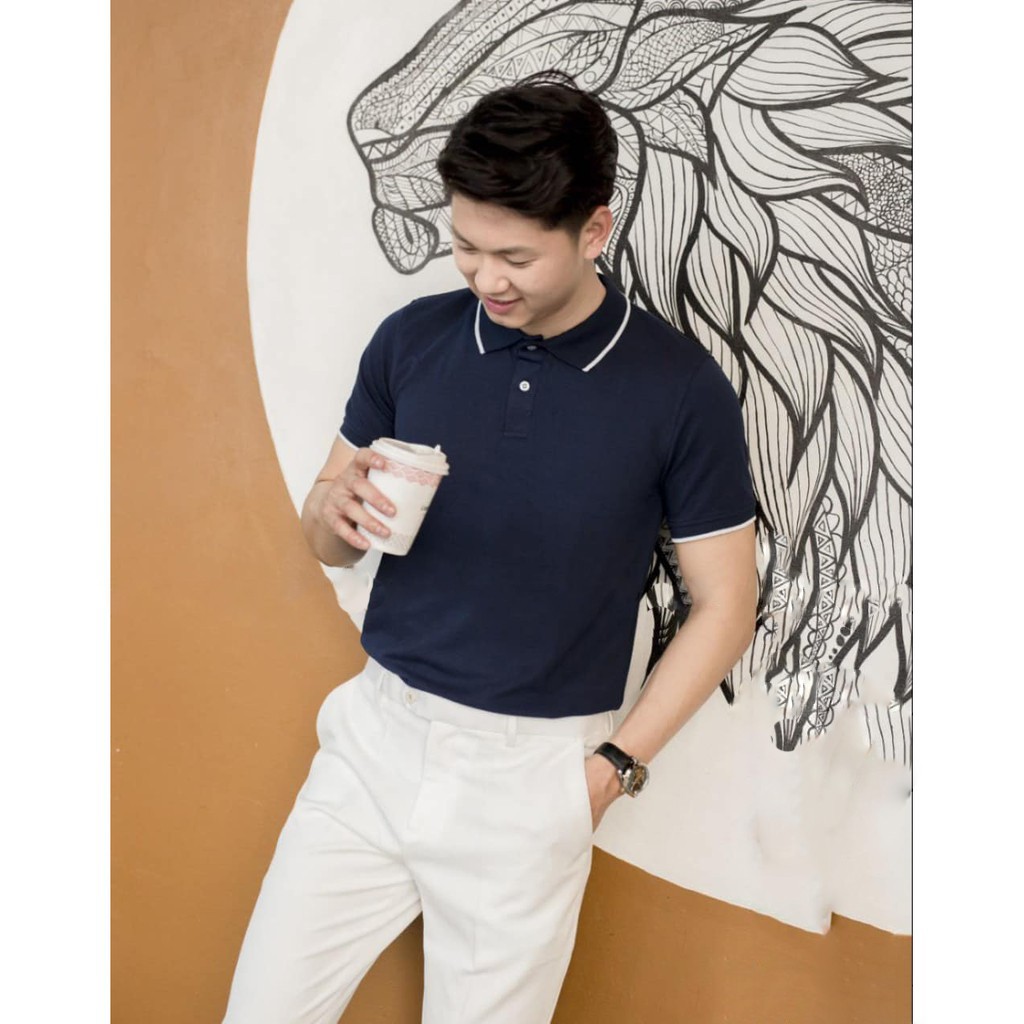 Áo thun polo nam nữ unisex mặc cặp đôi , hot trend 2021 | BigBuy360 - bigbuy360.vn