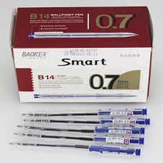 Bút Bi Baoke B14 0.7mm - Màu xanh (Hộp 48 Chiếc)