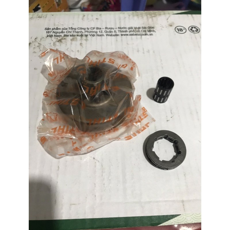 Bộ chén nhông máy cưa xích ms381 stihl