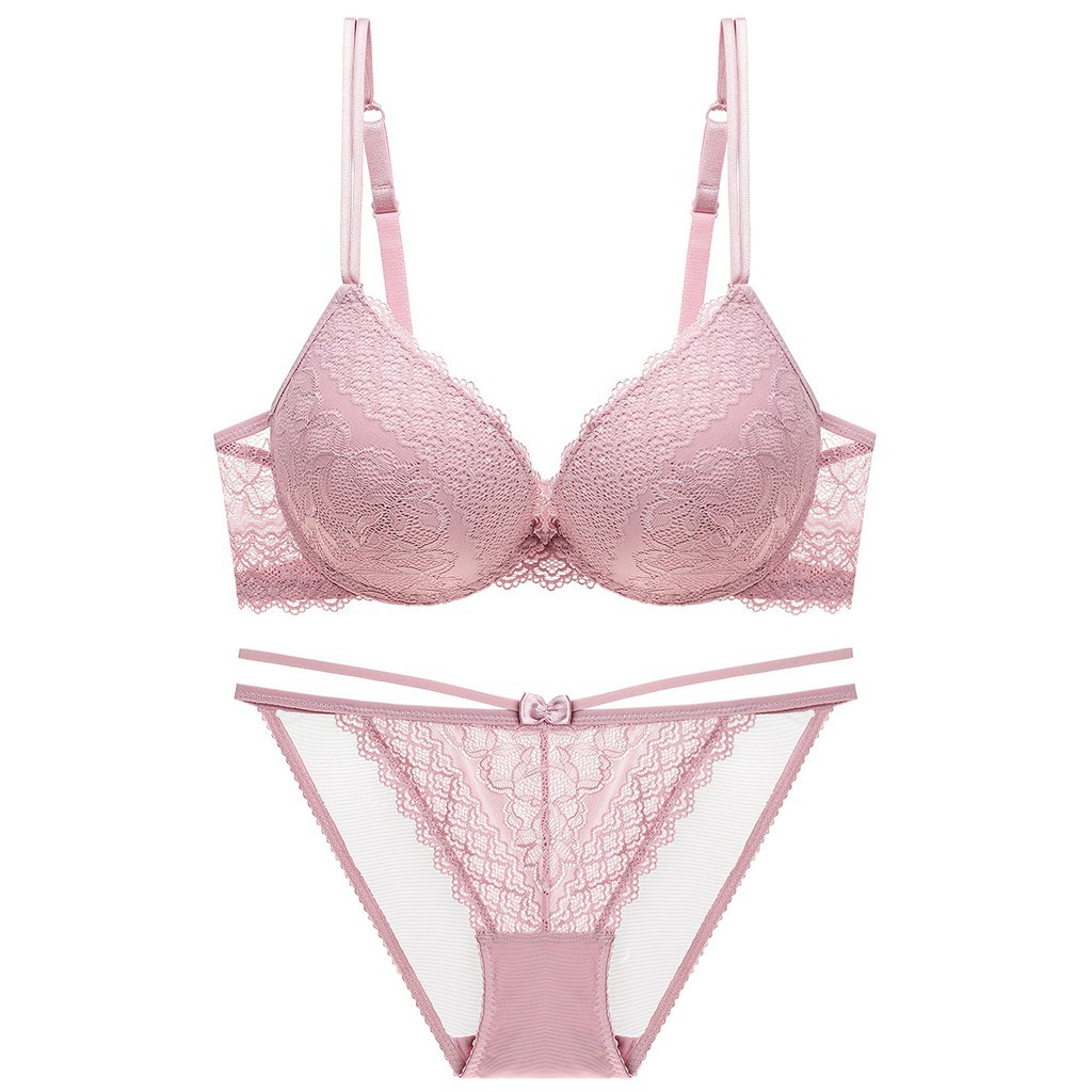 Bộ đồ lót Vic ren quần dây có gọng đệm nâng ngữ - BL