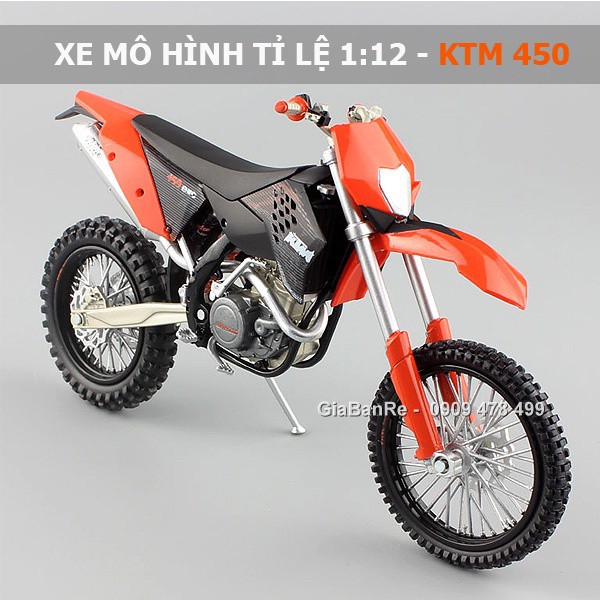 Xe Mô Hình Moto Địa Hình Ktm 450 Exc 09 Tỉ Lệ 1:12 - Joycity - 8706.1