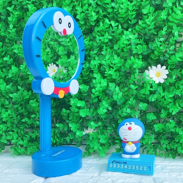 GƯƠNG LƯỢC ĐÈN (3in1) SẠC TÍCH ĐIỆN DORAEMON DOREMON