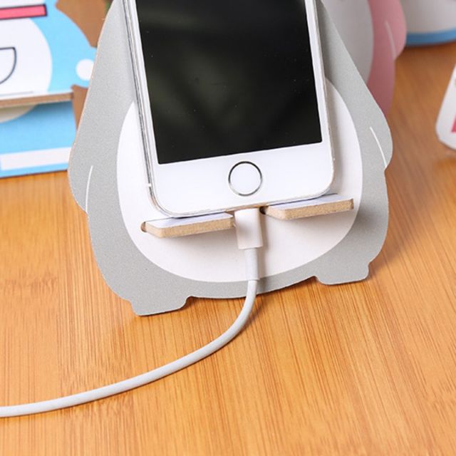 Giá đỡ điện thoại gỗ ép hoạt hình | BigBuy360 - bigbuy360.vn