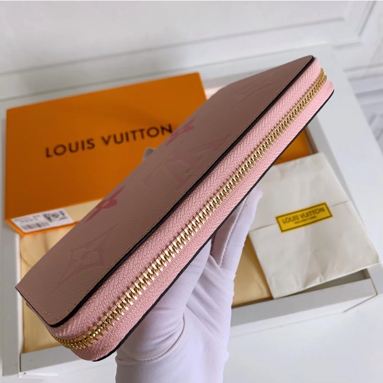 Sẵn sàng giao hàng Ví nữ dài mới của Louis Vuitton LV Ví có dây kéo có hộp M80402