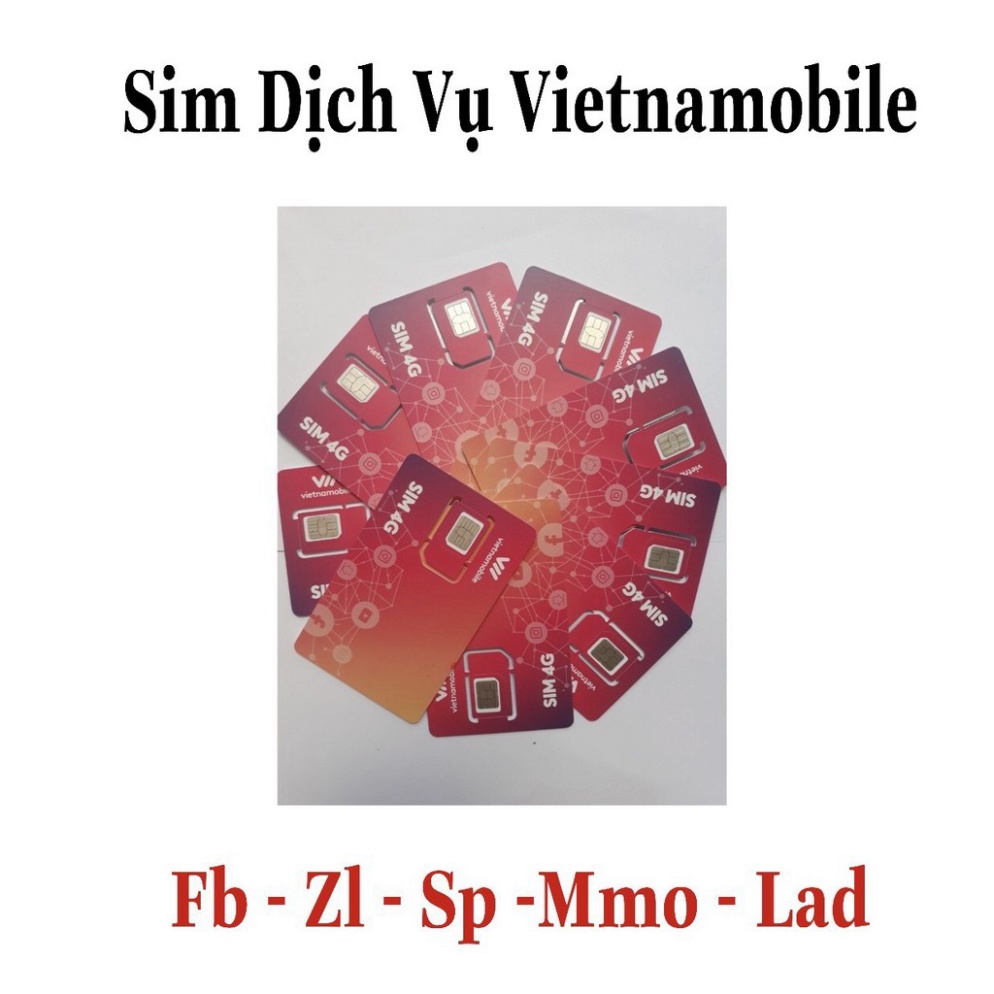 Sale Sim dịch vụ Vietnamobile nghe gọi tạo facebook,shopee,zalo,la thumbnail
