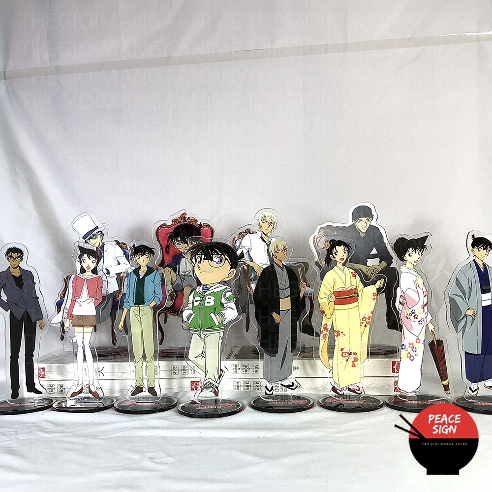Standee DETECTIVE CONAN ver CASUAL mô hình Thám Tử Lừng Danh tượng acrylic standee anime mica chibi trang trí
