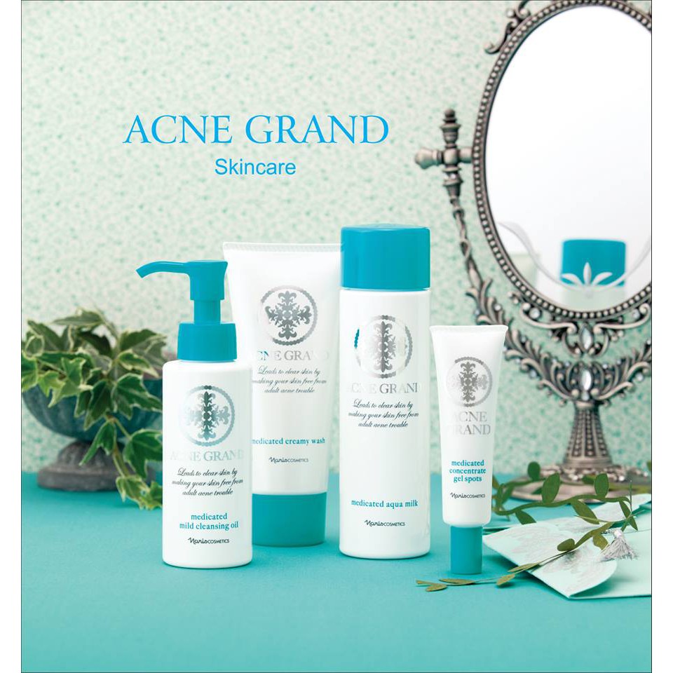 Bộ Mỹ Phẩm Chăm Sóc Cho Da Mụn Và Nhiều Dầu Naris Acne Grand