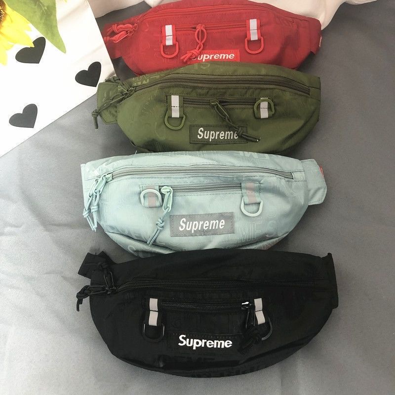 Porter Túi Đeo Hông Thể Thao Một Bên Vai Kẻ Sọc Phản Quang yamahasuprem 20FW Cho Nam Và Nữ locomotiv