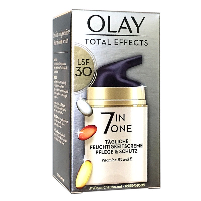 Kem Dưỡng Chống Lão Hóa Olay Total Effect 7 in 1 Không Mùi - Bản UK
