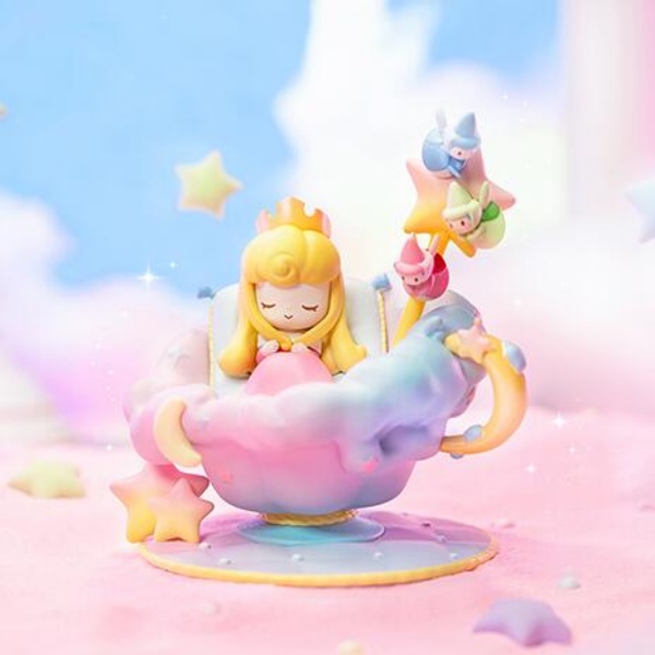★Hgtoys★Set 52 Mô Hình Búp Bê Disney D-baby Teacup Honey Series Dùng Trang Trí
