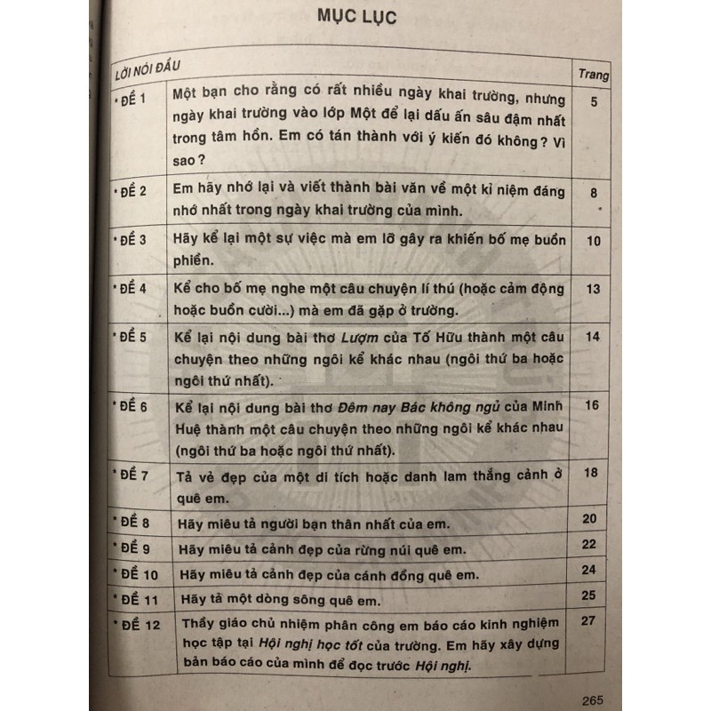 Sách - Những Bài Tập Làm Văn Mẫu 7 (Tập 1)