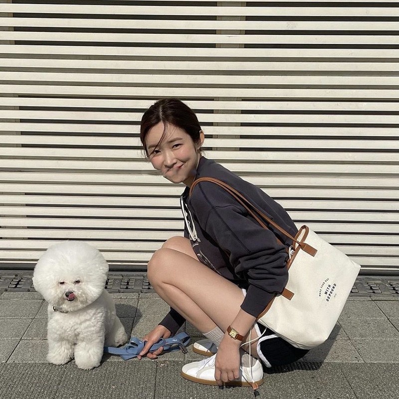 Túi Đeo Vai Bằng Vải canvas In Chữ Thời Trang Dành Cho Nữ