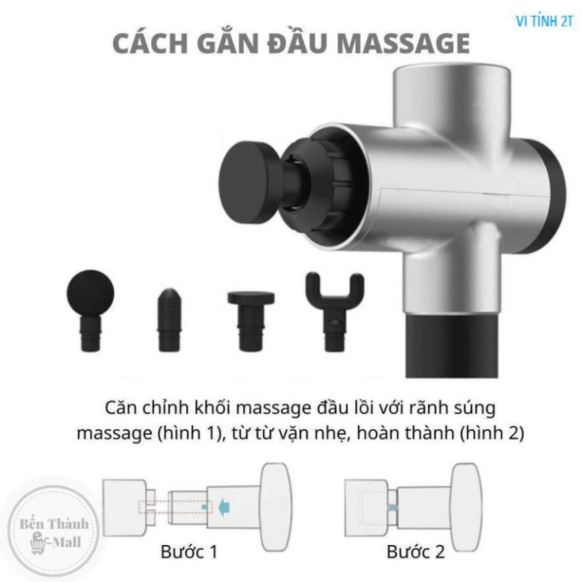 ✈️ [Freeship] SÚNG MASSAGE FASCIAL GUN SK-320 [Giảm đau mỏi cơ bắp hiệu quả]