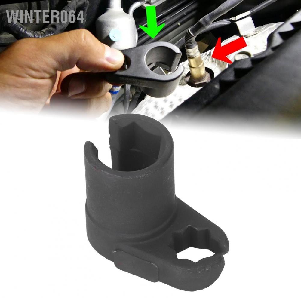 Winter064 Oxygen Sensor Socket 6 Point Offset Cr Mo Steel Crowfoot Wrench Sleeve Removal Tools
