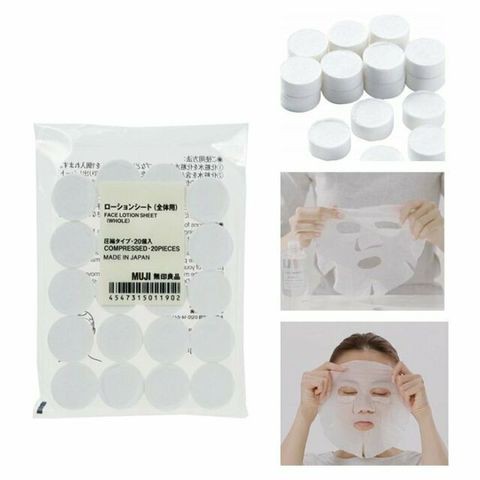 MẶT NẠ GIẤY NÉN MUJI FACE LOTION SHEET - 20 VIÊN