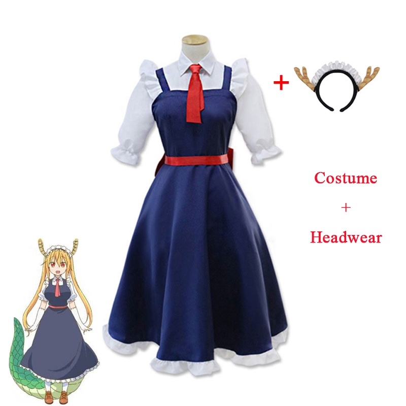 Bộ Tóc Giả Hóa Trang Nhân Vật Tohru Trong Phim Hoạt Hình Dragon Maid