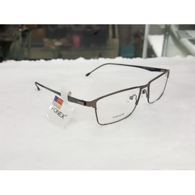 Gọng kính cận Titanium FONEX xách tay Mỹ