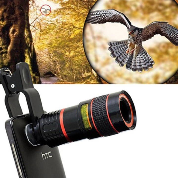 Lens chụp hình 8x, Selfie cam Lens Góc Rộng, Chụp Ảnh tự Sướng Siêu Nét
