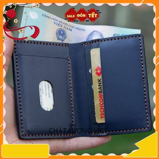 Ví nam da thật kiểu đứng nome cao cấp siêu chất | bóp vii03 phuc.shop96