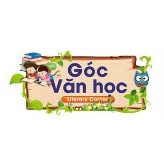 Bảng tên góc trang trí lớp học mầm non kích thước 50x25cm