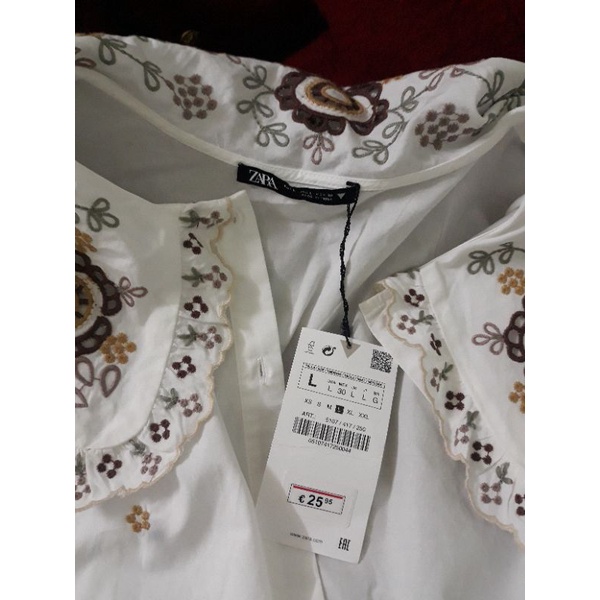 Áo sơ mi zara size L form nhỏ