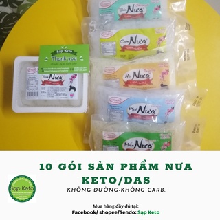 10 gói bún/mì/miến/phở/cơm nưa tự chọn - KETO/DAS