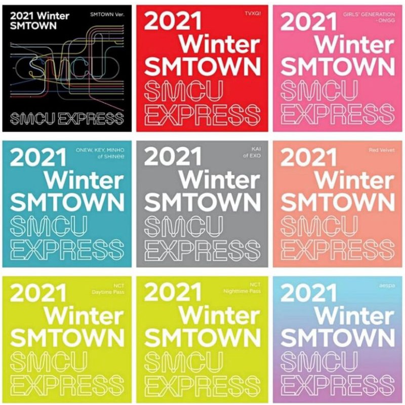 Thẻ hình SMCU PHIÊN BẢN NCT/SM unseal có poster gập