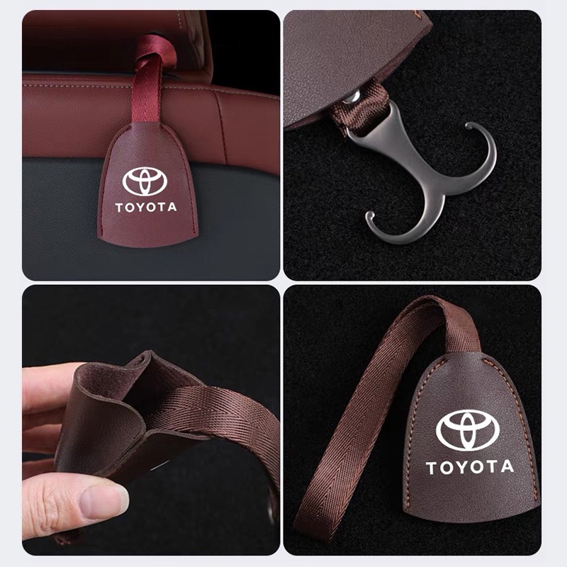 Móc Treo Đồ Đa Năng Gắn Sau Ghế Xe Hơi TOYOTA Vios Yaris Altis Camry Avanza Wigo Innova Hilux Tiện Lợi