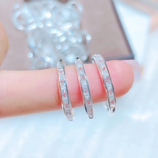 Nhẫn Bạc cao cấp đá gết chìm bóng đẹp dày dặn