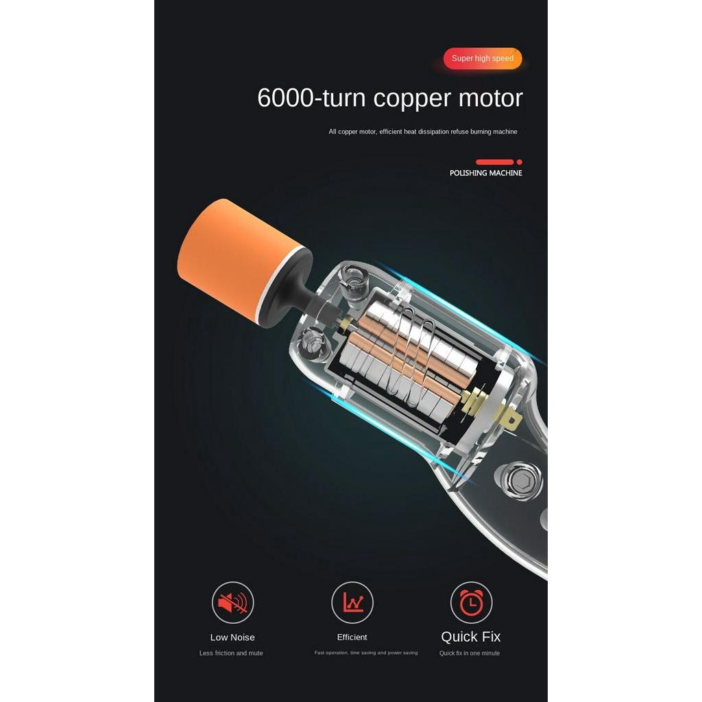 Máy Đánh Bóng Xe Hơi Cầm Tay Mini 12V