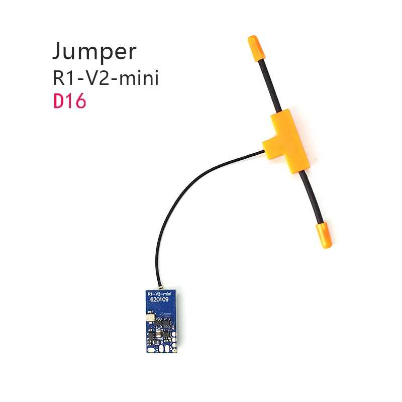 Thiết Bị Nhận Tín Hiệu Jumper R1 V2 Mini 2.4GHz 16CH Tương Thích FrSky D16 XM + RXSR SBUS Jumper T-Lite T18 T16 T12 T8SG Cho Máy Bay Điều Khiển Từ