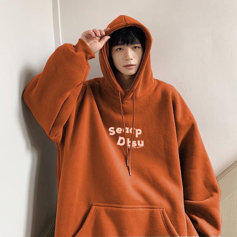 Áo hoodie nỉ ngoại Seacp Dtsu Unisex [FREESHIP] Hoodies form rộng tay bồng kiểu dáng đơn giản đường phố sweater peonyb