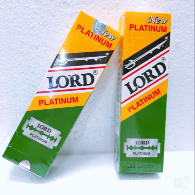 Dao cạo râu LORD Platinum - classic hộp 200 lưỡi