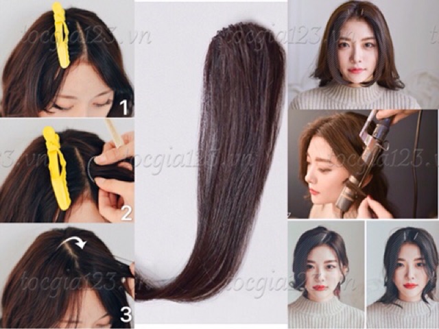 [TÓC GIẢ] HÌNH THẬT  MÁI GIẢ DÀI/ MÁI LAYER ĐỦ MÀU HÀNG CAO CẤP