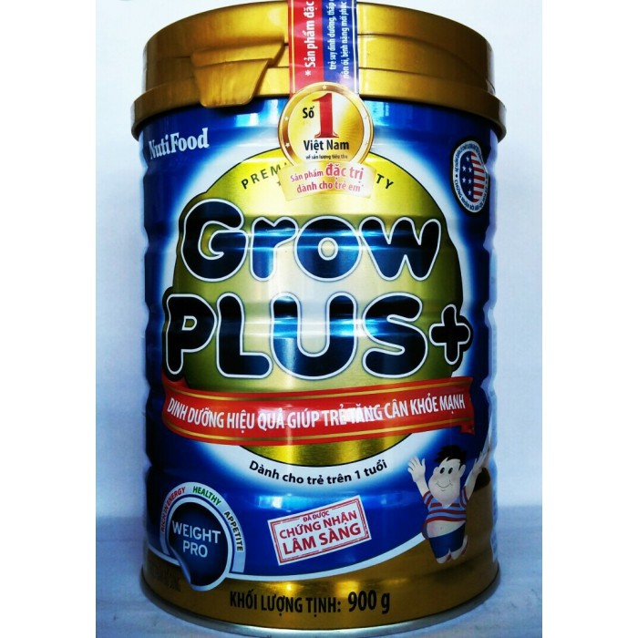 Sữa Grow Plus xanh 900g (cho trẻ 1 tuổi trở lên)