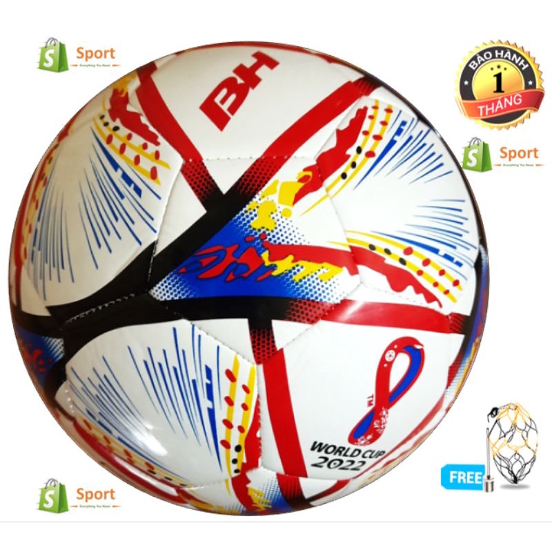 BÓNG ĐÁ SIZE 4/ 5 CAO CẤP 8.36 TẶNG KIM BƠM TÚI LƯỚI