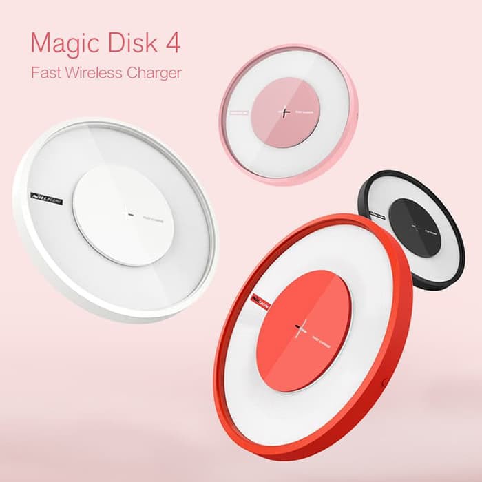 Đế Sạc Nhanh Không Dây Nillkin Magic Disk 4 - Red / Red