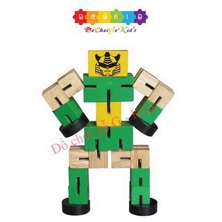 Đồ chơi gỗ Winwintoys - Luồn thun Robo