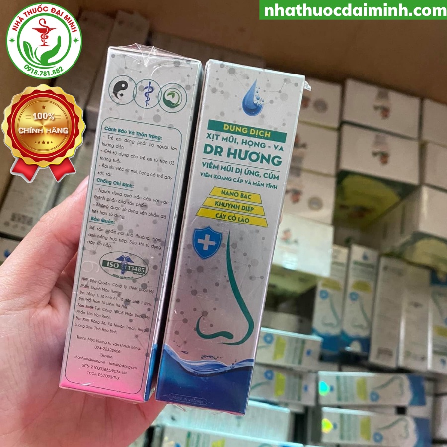 Xoang Thanh Mộc Hương - Dung Dịch Xịt Mũi Họng VA Dr Hương