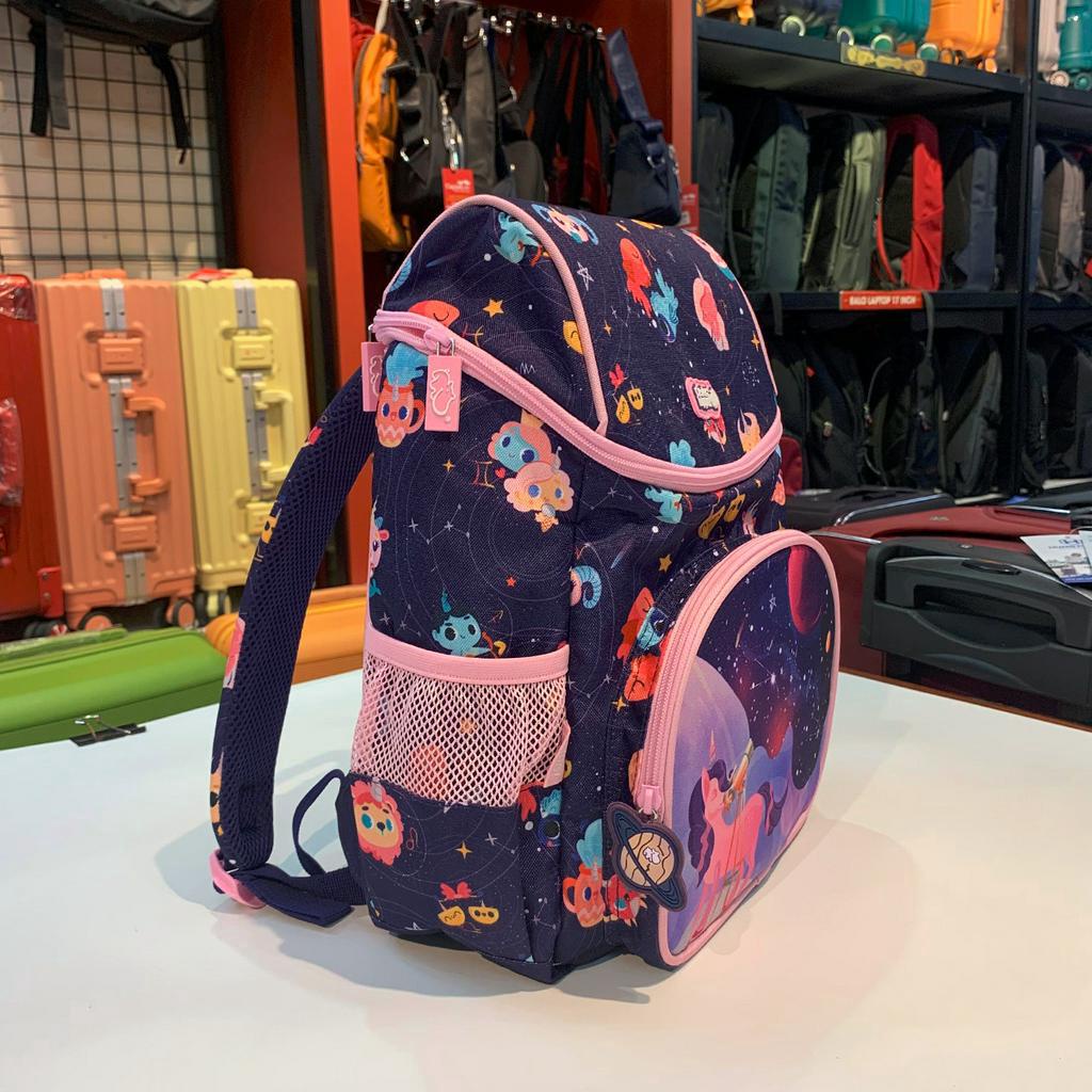 Balo học sinh cấp 1 Clever Hippo Hoodie Kỳ Lân Ngân Hà, balo cho bé gái tiểu học