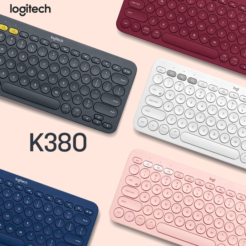 Bàn phím Bluetooth không dây chính hãng LOGITECH k380 cho iphone, Ipad, Macbook, Window