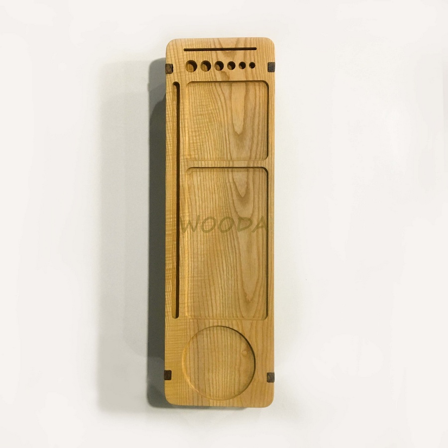 Khay gỗ đa năng để bàn, chân tháo lắp tiện lợi